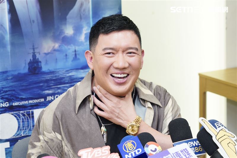 杜汶澤出席茶敘，開酸吳慷仁的「豆汁兒」口音。（圖／記者趙于瑩攝影）