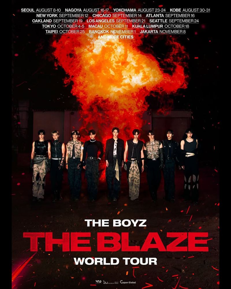 THE BOYZ日前宣布來台開唱。（圖／翻攝自IG @theboyz_official）