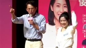 ▲黃國昌出席徐巧芯反惡罷後援會成立大會。（圖／翻攝畫面）