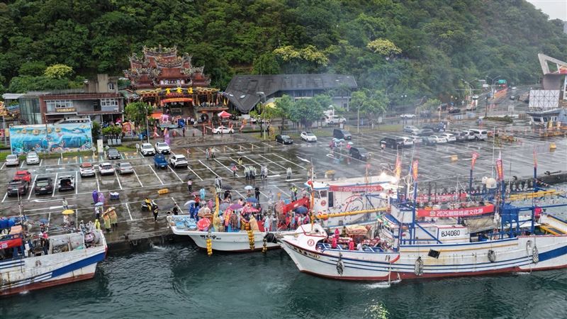 2025蘭陽媽祖文化節，千人百船護駕，十六天后攜軍港五姊妹盛大啟航。（圖／宜蘭縣政府提供）