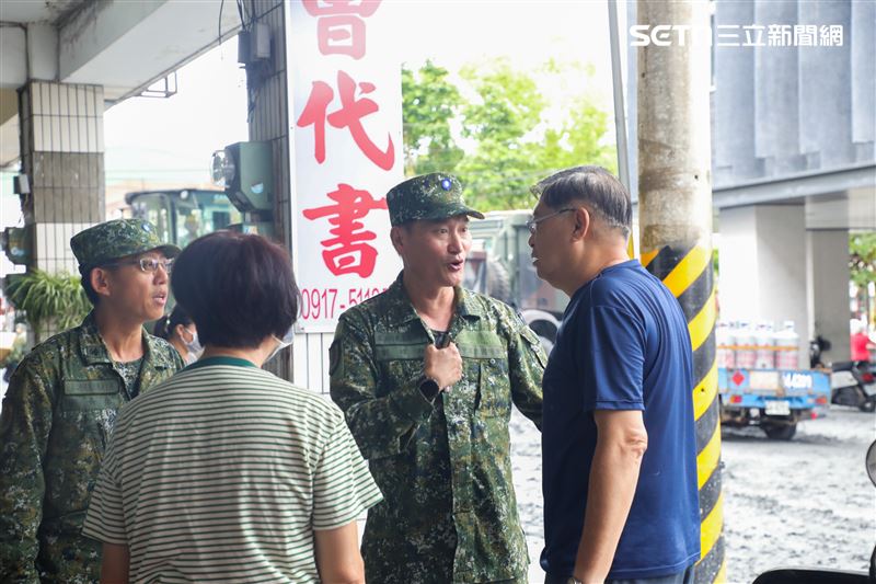 國軍持續投入救災工作。（圖／國防部提供）