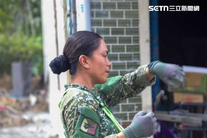 國軍第2作戰區協助花蓮救災工作。（圖／國防部提供）