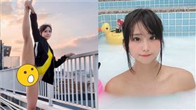 日本Coser柳丸穿黃色高衩泳裝一字馬爆紅， 沒想到近日驚傳去世，讓許多粉絲都不敢置信。（圖／翻攝自柳丸Ｘ）