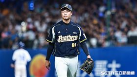 中職36年例行賽，中信兄弟後援投手陳冠穎。（圖／記者劉彥池攝影）