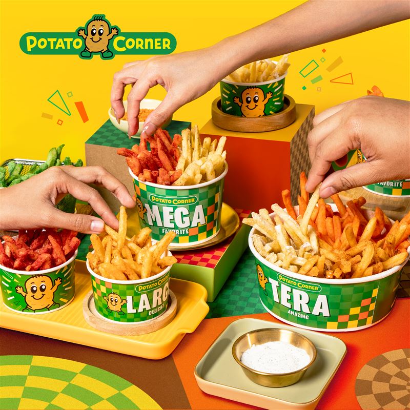 Potato Corner台中首店將會是全台最大間的門市。(圖／富錦樹提供)