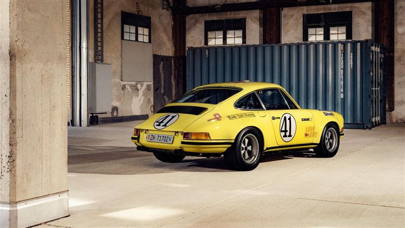 1972年利曼GT組冠軍賽車911 2.5 S/T。（圖／翻攝PORSCHE網站）