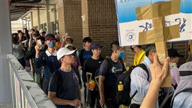 花蓮,光復鄉,淹水,救災,志工,光復車站,同島一命。（圖／翻攝畫面）