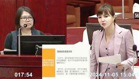 王欣儀質詢敬老卡政策，轟蔣萬安市府毫無新政。（圖／王欣儀提供）