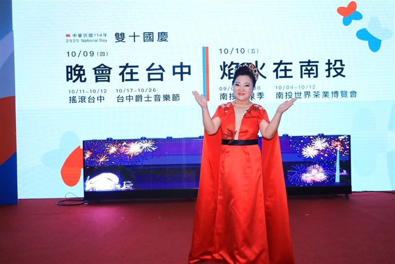 白冰冰擔綱國慶晚會壓軸。（圖／三立提供）