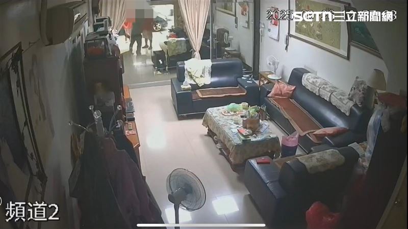 新竹男子持西瓜刀砍傷大伯母及堂哥遭逮。（圖／新竹縣議員朱健銘提供）