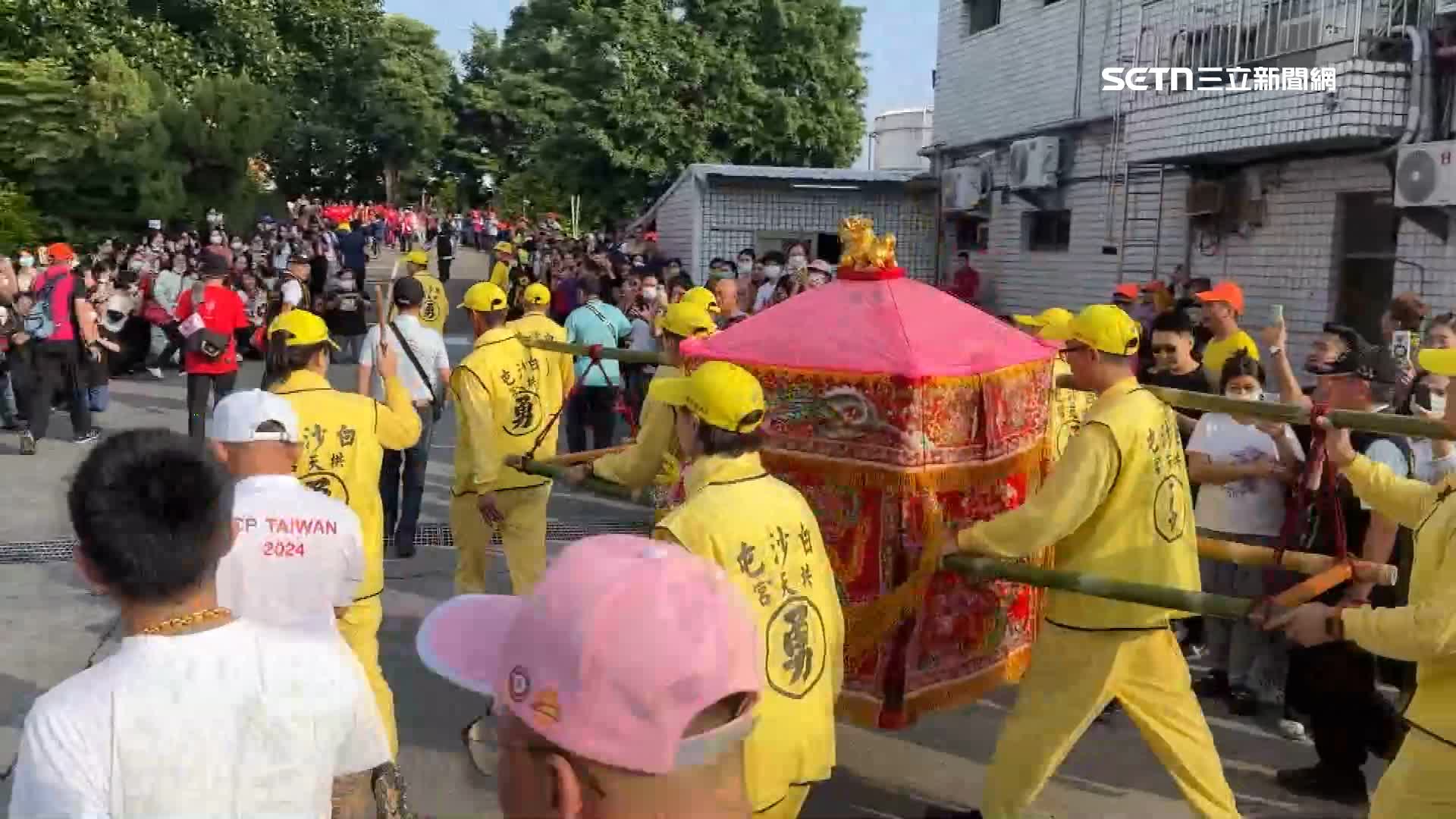 白沙屯媽祖今日到南投市進香