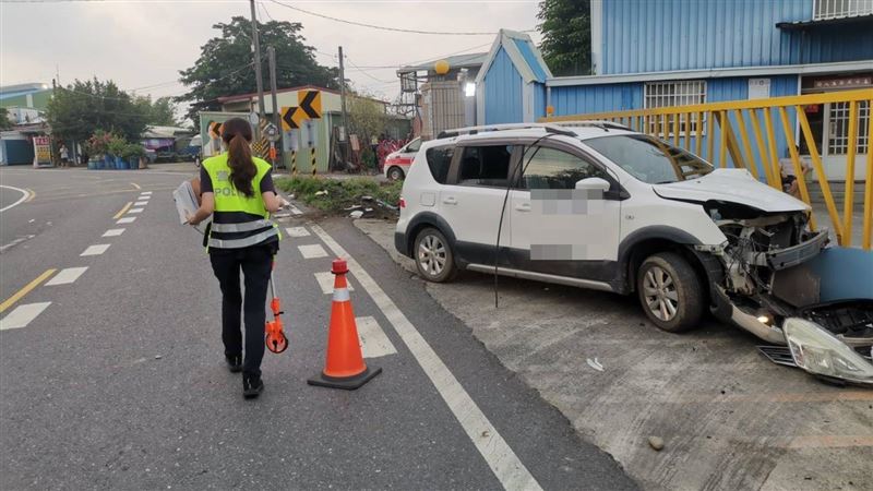 蔣男爛醉開車上路，逆向撞死蔡姓女騎士。（圖／翻攝畫面）