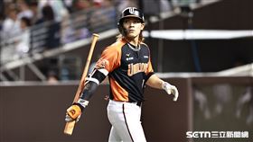 中職36年例行賽，統一獅二壘手陳聖平遭到三振。（圖／記者劉彥池攝影）