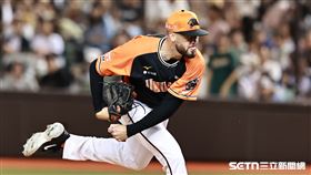 中職36年例行賽，統一獅先發投手奧德銳。（圖／記者劉彥池攝影）