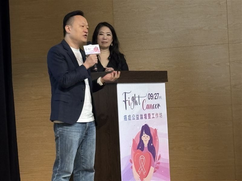 南鷹扶輪社現任社長邱志豪表示，未來將持續舉辦論壇，希望透過癌症知識交流、真實分享與資源募集，共同打造癌症友善生態系，「有愛的地方，就有重生的力量」，守護每個家庭的健康希望。(圖／南鷹扶輪社提供)