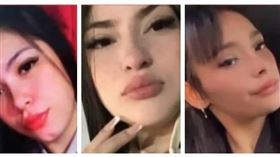 三名受害女子生前最後身影曝光，畫面中可見她們在街邊搭上一輛白色汽車，當時仍未察覺將步入死亡陷阱。」（圖／翻攝自X@C5N）