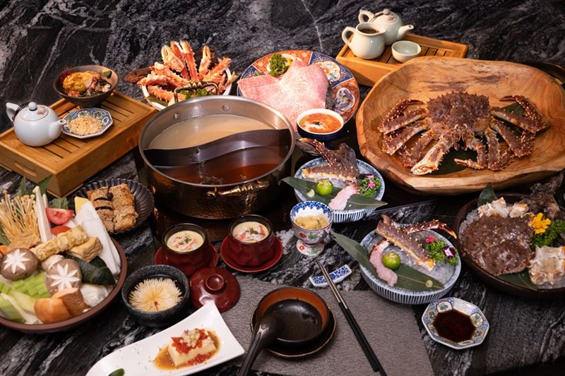 五段層次鮮明的味覺饗宴，每一口都是與大海的親密對話。（圖／二本松涮涮屋提供）
