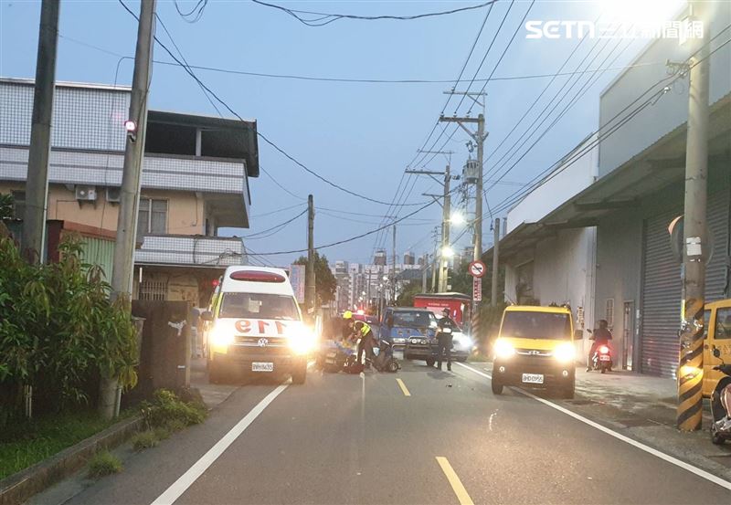 吳婦送醫搶救宣告不治。（圖／翻攝畫面）