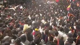 印度政治集會爆發踩踏意外，至少36人死亡。（圖／翻攝自X）