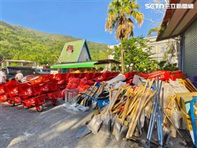  深入災區運補!極地救援車隊500台水泥推車(圖/翻攝畫面)