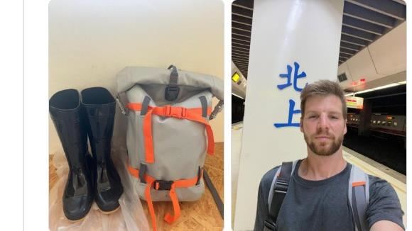 美國部落客衝花蓮救災！他暖回：台灣NO.1