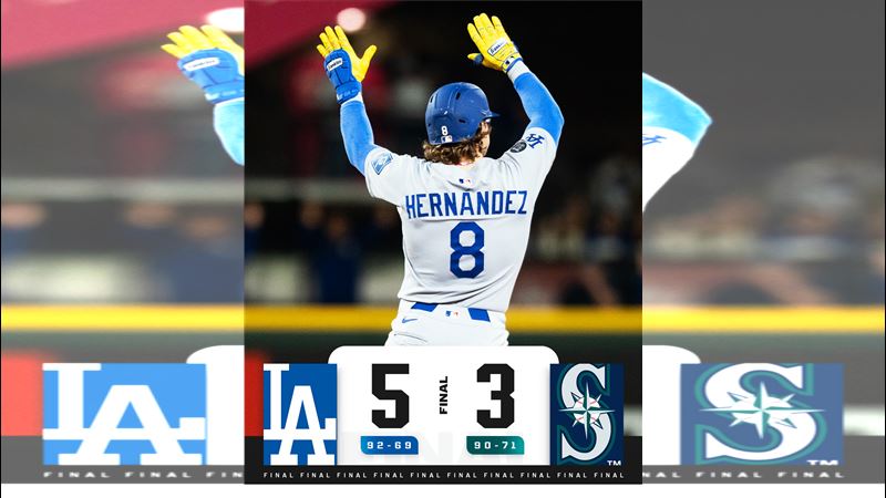 道奇5：3擊敗水手。（圖／翻攝自MLB X）