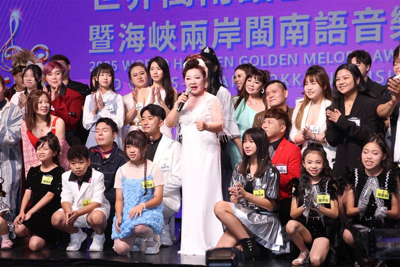 白冰冰今出席「2025世界閩南語金曲盛典」台灣總決賽記者會。（圖／記者鄭孟晃攝影）
