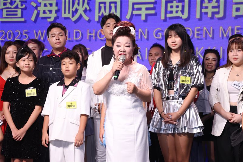 白冰冰今出席「2025世界閩南語金曲盛典」台灣總決賽記者會。（圖／記者鄭孟晃攝影）