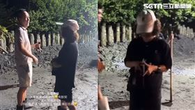 受災戶阿姨想塞錢。（圖／網友@alan_8190授權提供，未經同意請勿轉載） 