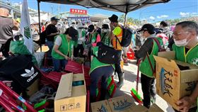 民進黨救災團（圖／翻攝自Thread @powen_ho）