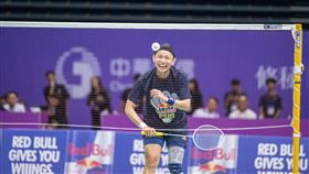 戴資穎久違下場進行羽球賽事，依舊維持純熟技巧。（圖／Red Bull提供） 