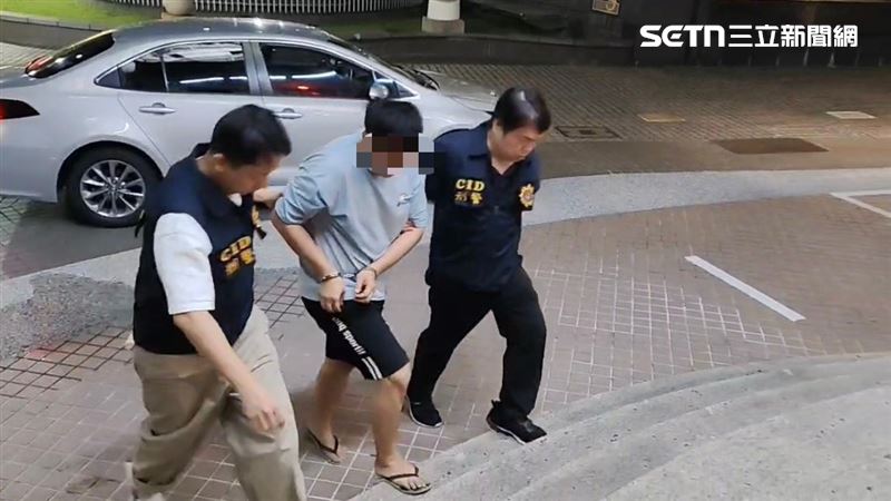 27歲籃姓男子落網，被查出是高雄地院發佈詐欺通緝。（圖／翻攝畫面）