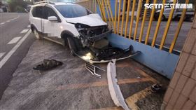 高雄,高雄市,酒駕,女騎士,酒測,岡山,前科,肇事,死亡,奪命,車禍,逆向,開車,公共危險圖片描述。（圖／翻攝畫面）