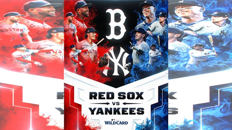 洋基外卡戰將交手紅襪。（圖／翻攝自MLB X）