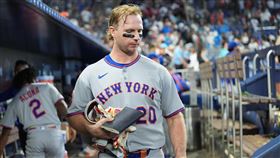 阿隆索（Pete Alonso）宣布休賽季成為自由球員。（圖／美聯社／達志影像）