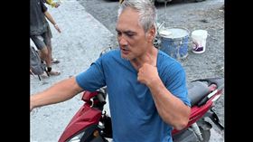 花蓮,光復鄉,阿公,拖鞋,堰塞湖,馬太鞍。（圖／翻攝畫面）