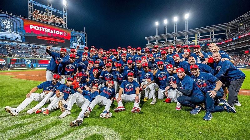 MLB守護者克服15.5場勝差，逆轉拿下美聯中區冠軍。（圖／翻攝自X平台@CleGuardians）