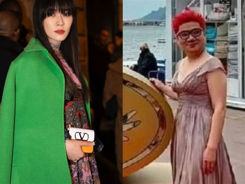 田海蓉（左）與導演程青松（右）關係更被放大檢視，兩人互動長達26年，公開場合頻繁同框。（圖／翻攝自Threads）