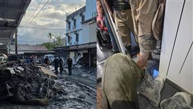 大支前往花蓮救災。（圖／翻攝自臉書）