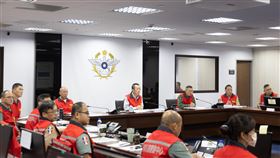 顧立雄29日主持國防部災害應變中心管制會議。（圖／國防部提供） 