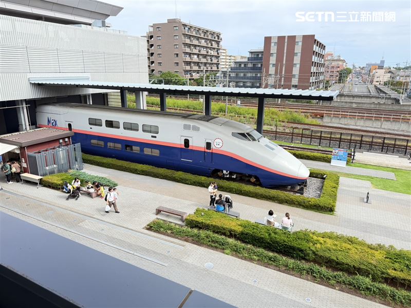 大宮鐵道博物館其他展示列車。（圖／記者李育道攝影）