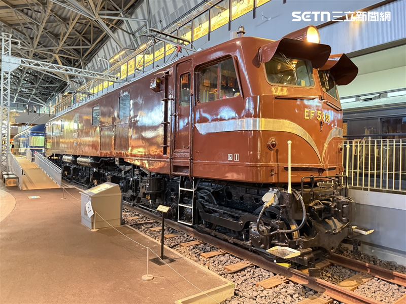 大宮鐵道博物館其他展示列車。（圖／記者李育道攝影）