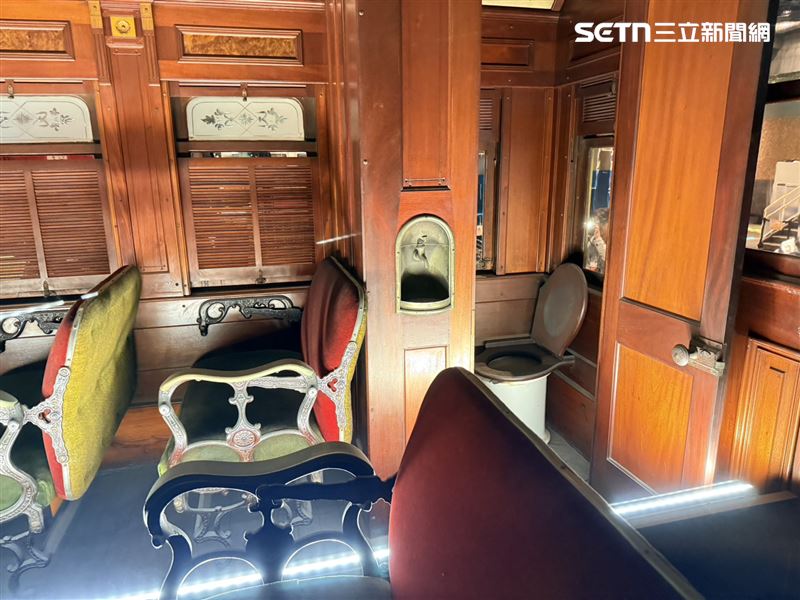 當年的高級列車。（圖／記者李育道攝影）