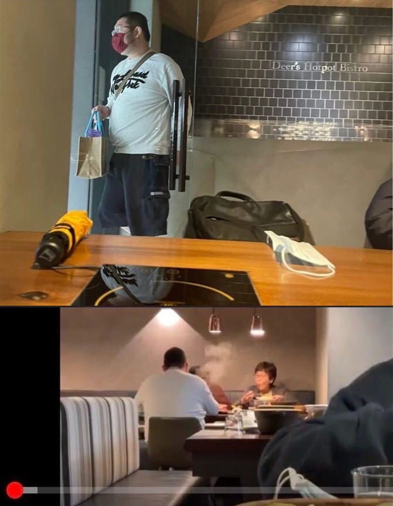 四叉貓表示，自己在2022年2月被拍到和蔡壁如吃火鍋也與「狗仔集團」有關。（圖／翻攝自四叉貓臉書）