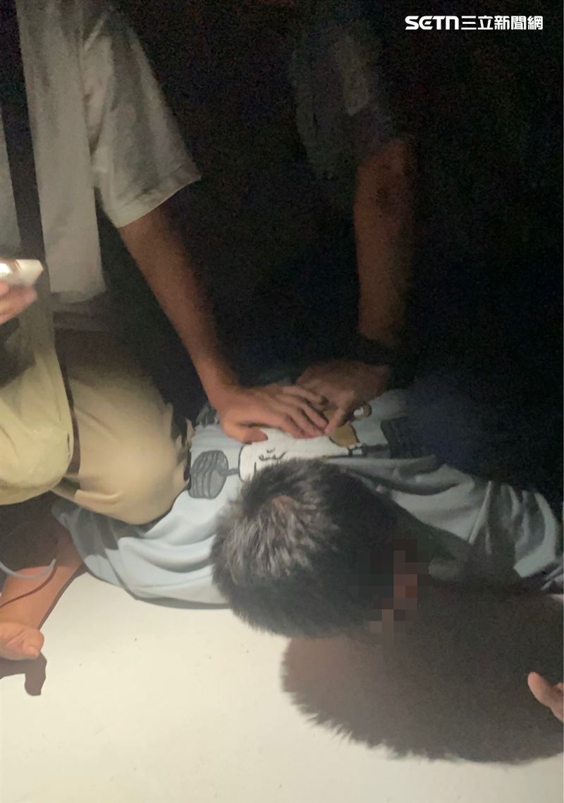藍嫌在台南住家遭逮捕，訊後解送歸案。（圖／翻攝畫面）