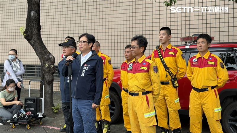 有媒體爆料，第一時間伸出援手，卻碰了軟釘子，縣府給的態度似乎是「你要不要來都沒關係」，對此，陳其邁回應了。（圖／翻攝畫面）