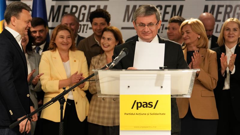 親歐的「行動與團結黨」（PAS）表示已在此次國會選舉中獲得明顯領先。（圖／美聯社／達志影像）