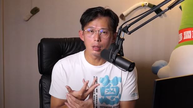 黃國昌昨晚開直播回應近期爭議。（圖／翻攝自黃國昌YouTube頻道）