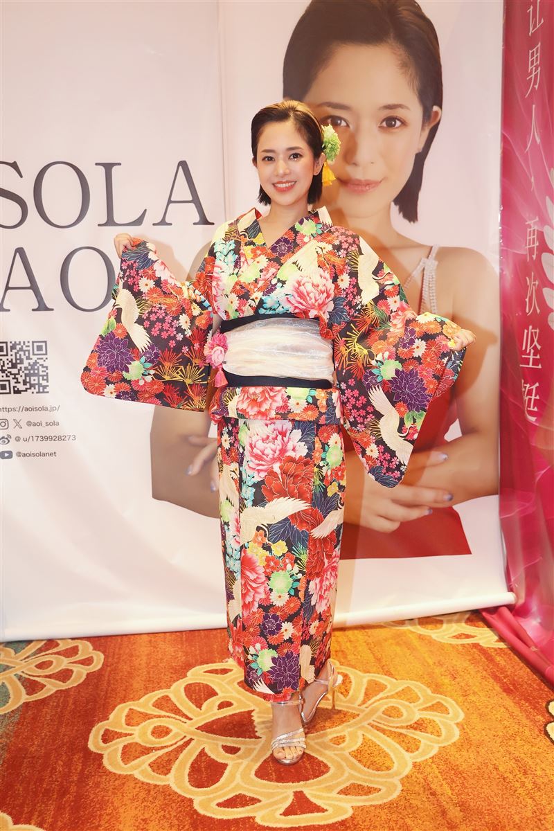 蒼井空已經成為二寶媽更首度透露私下家庭日常。（圖／攝影龐文宏提供）