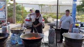 民眾自發性組成義煮團到花蓮賑災。圖／資料照